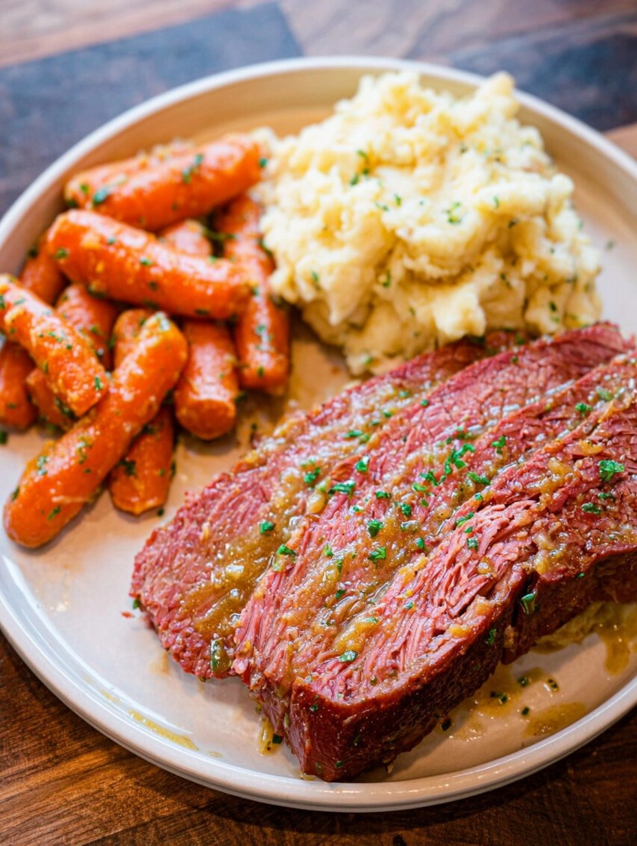 Slow Cooker Maple Mustard Corned Beef 81 Slow Cooker Maple Mustard Corned Beef