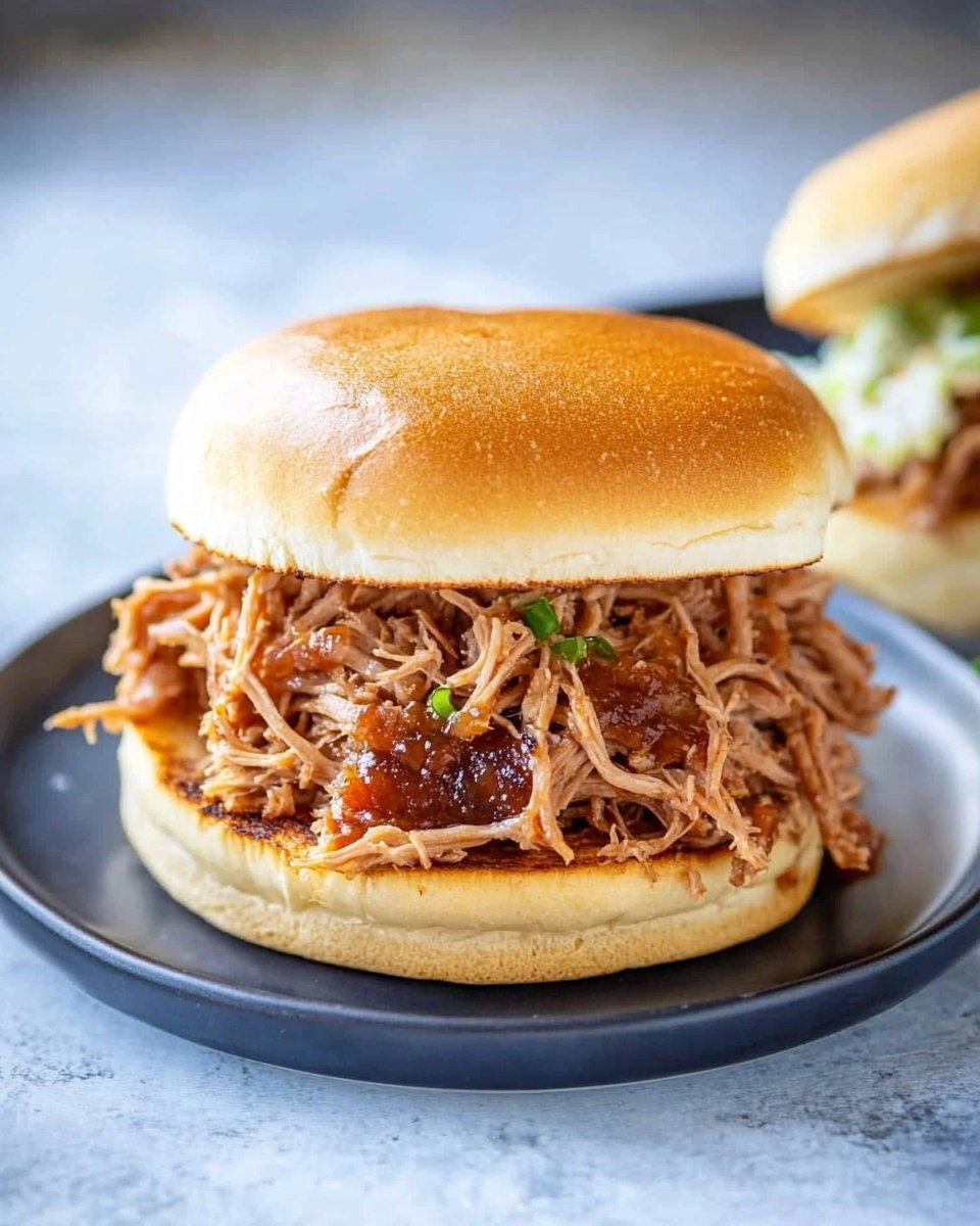 Slow Cooker Pulled Pork | Tender Shredded Pork Sandwiches