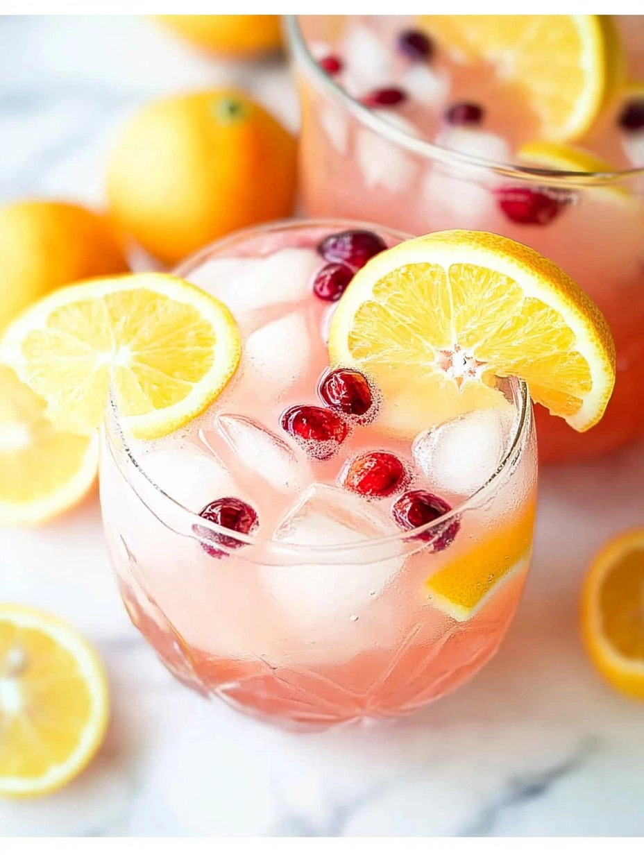 Sparkling Spring Citrus Punch with Oranges & Lemons