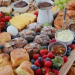 Spring Brunch Board with Eggs, Pastries, Fruit & Dips 123 Spring-Brunch-Board-with-Eggs-Pastries-Fruit-Dips-Recipe