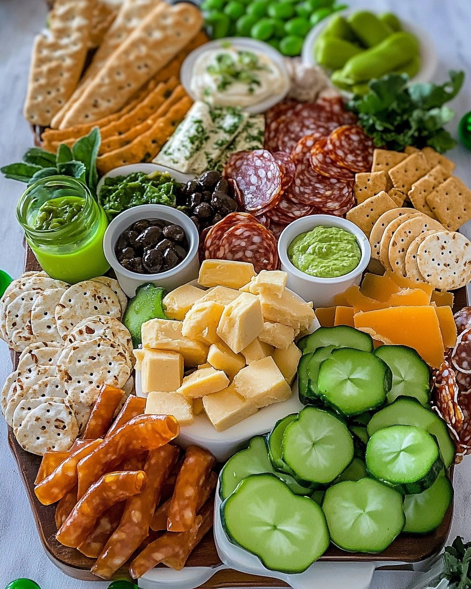 St Patrick's Day Charcuterie Board | Easy Snack Platter