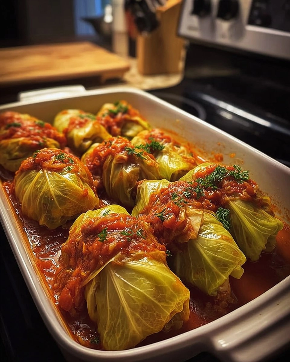 Stuffed Cabbage Rolls | Easy healthy dinner 