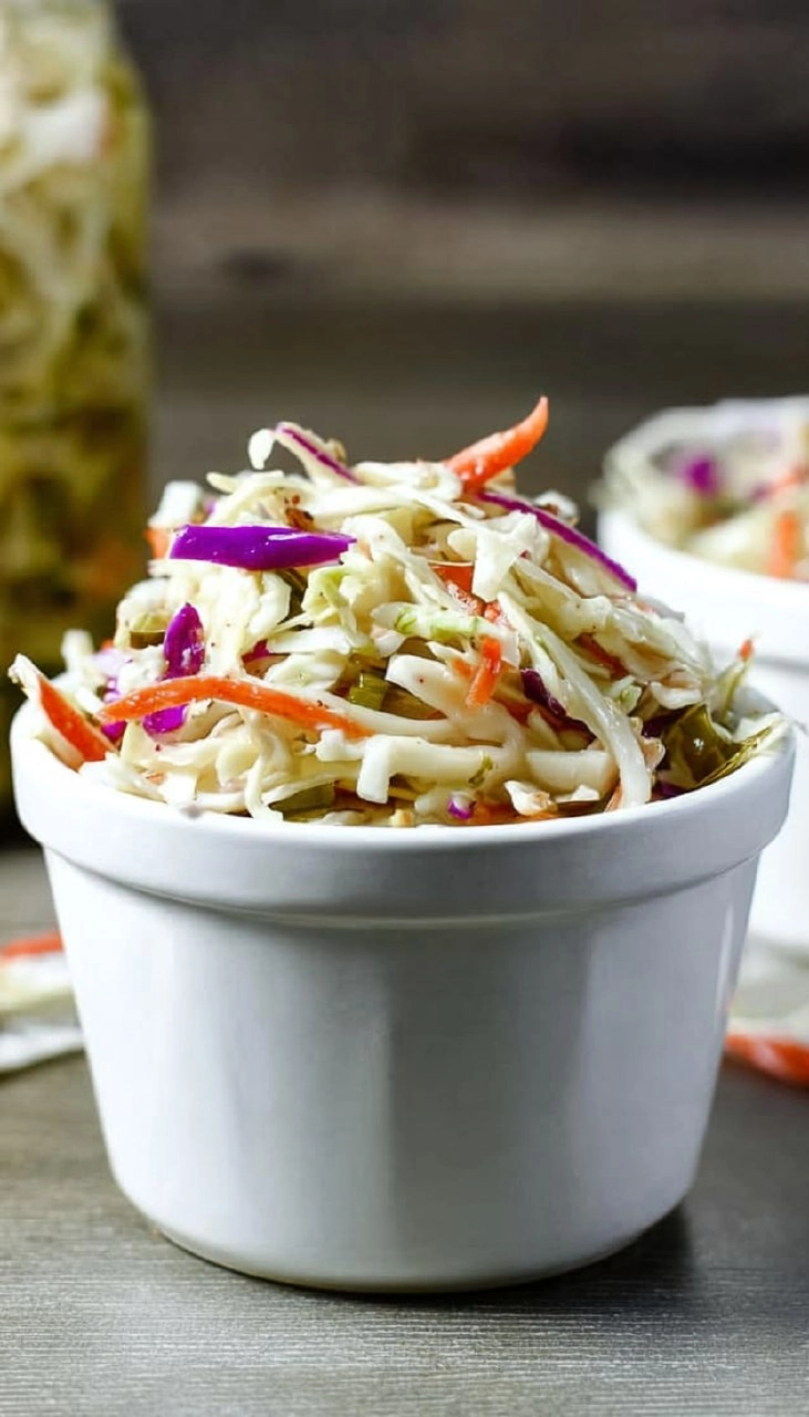 Tangy Vinegar Coleslaw (No Mayo, Summer-Ready)