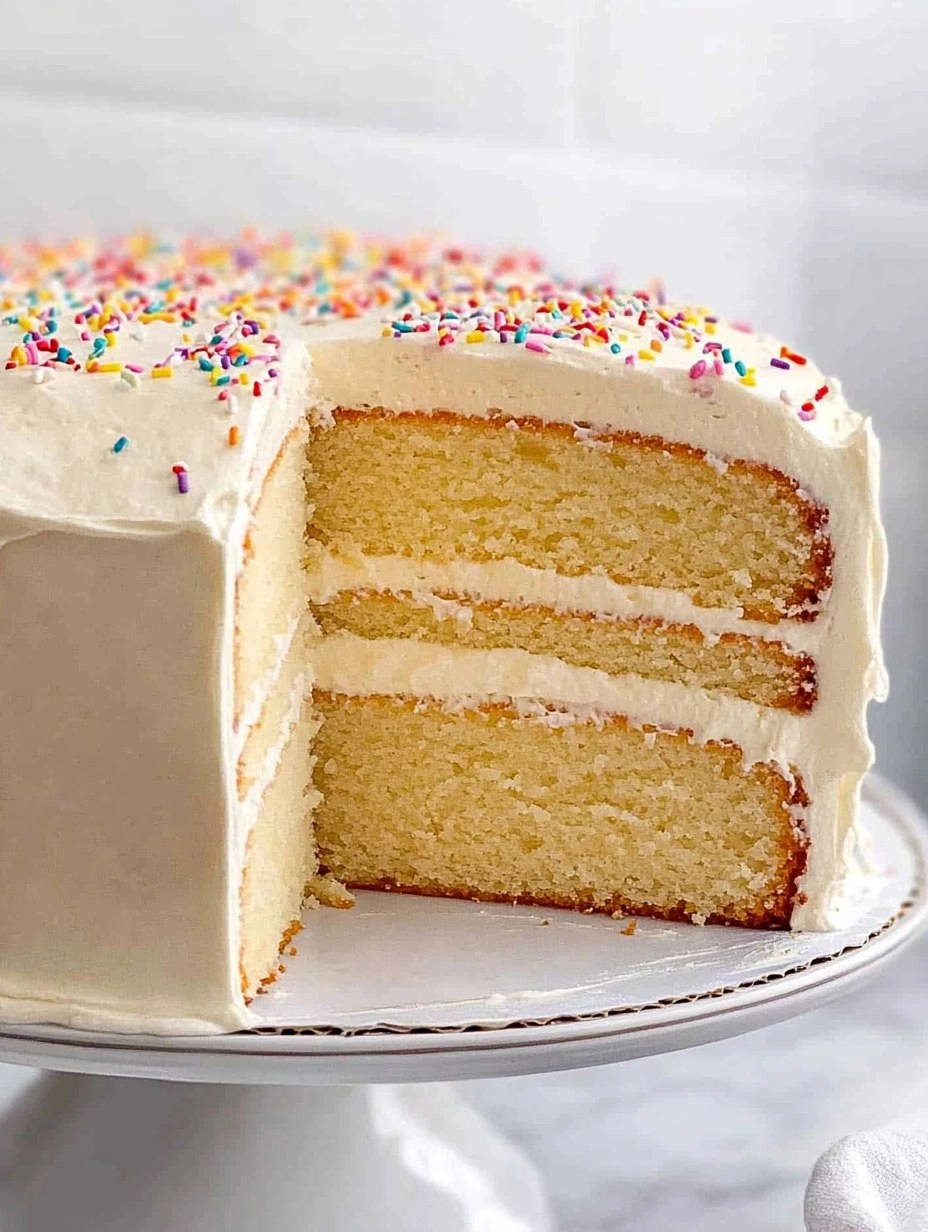 Vanilla Cake | Easy Homemade Vanilla Layer Cake